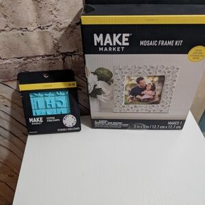 ♥️Make Market Crafts Mosaic Frame Kit & Stepping Stone stamp kit Sets